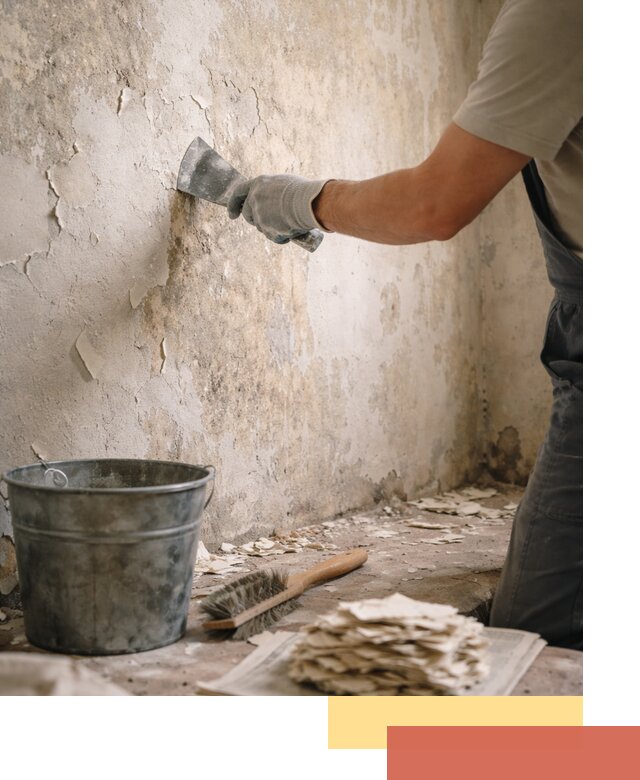 Удаление старой краски со стен в Великом Устюге качественно и быстро