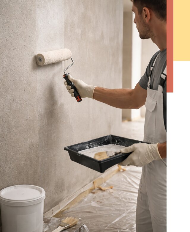 Грунтовка стен в Великом Устюге от 2239 руб. м2 — быстро, недорого, с материалом | ОТДЕЛОЧНИК-Влс