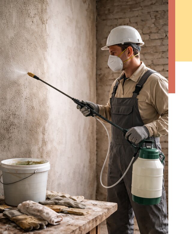 Антисептическая обработка стен в Великом Устюге от 1221 руб. — быстро и недорого | ОТДЕЛОЧНИК-Влс