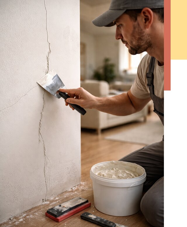 Заделка трещин и сколов в Великом Устюге от 2494 руб. — быстро и недорого | ОТДЕЛОЧНИК-Влс