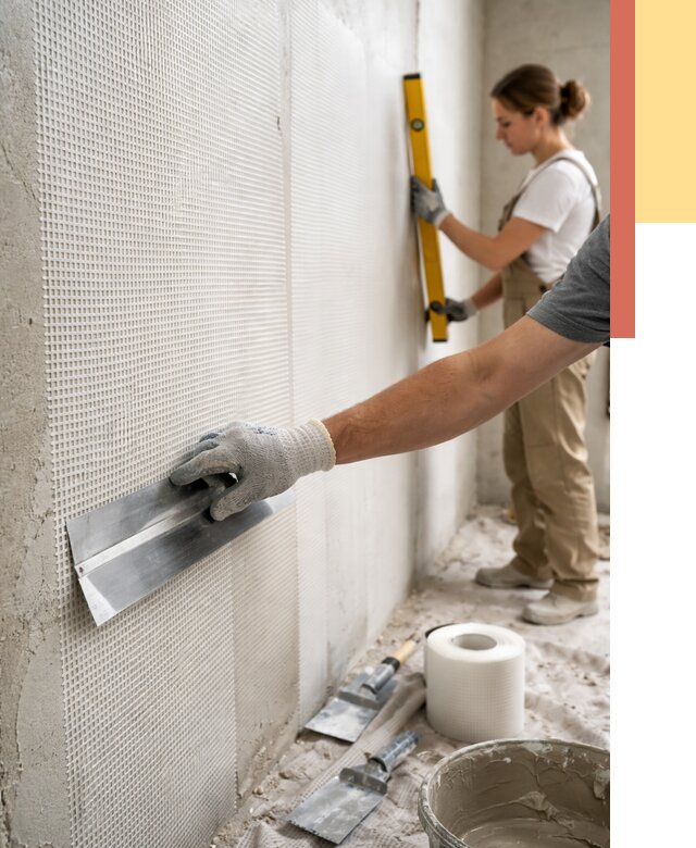 Армирование стен стеклосеткой в Великом Устюге от 3257 руб. под ключ | ОТДЕЛОЧНИК-Влс