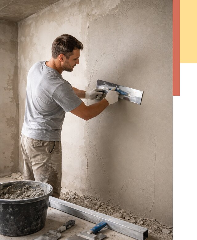 Штукатурка стен без маяков в Великом Устюге от 7329 руб/м2 — услуги и цена | ОТДЕЛОЧНИК-Влс