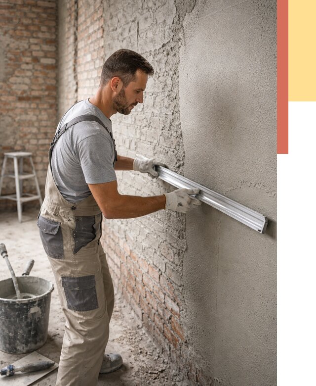 Штукатурка кирпичных стен в Великом Устюге от 4581 руб/м2 — быстро и недорого | ОТДЕЛОЧНИК-Влс