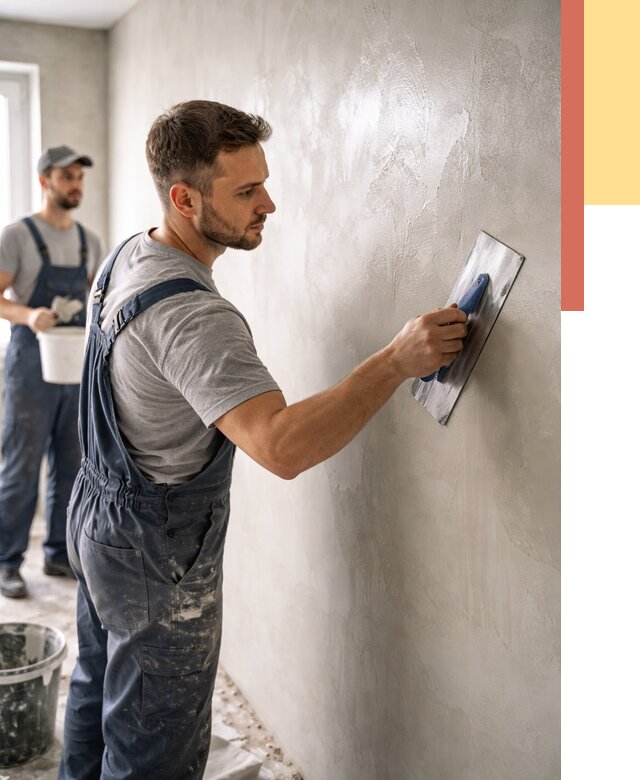 Глянцевание штукатурки стен в Великом Устюге от 7634 руб. — услуги и затирка | ОТДЕЛОЧНИК-Влс