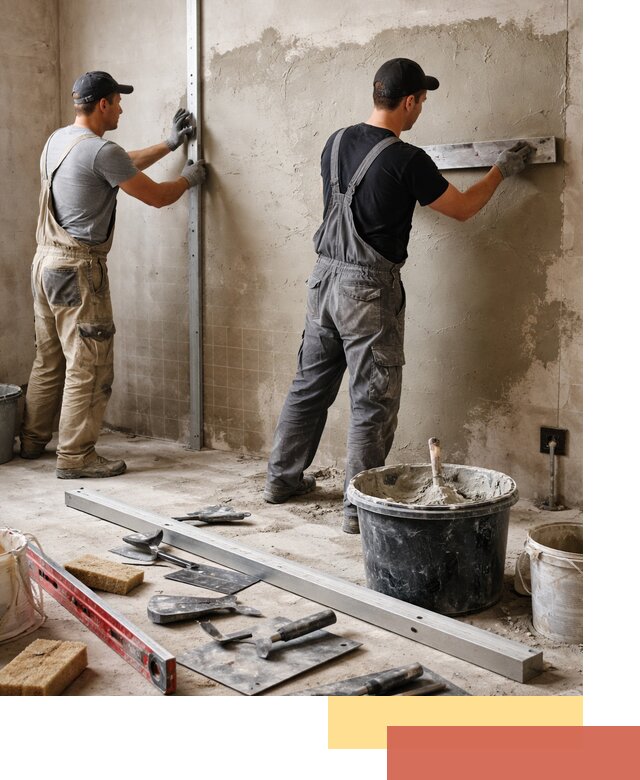 Профессиональная штукатурка стен под плитку в Великом Устюге