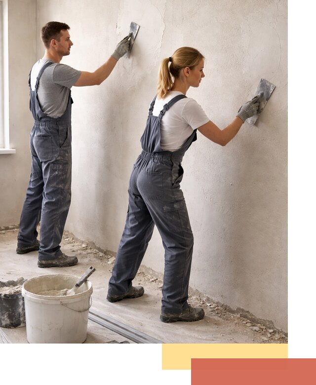 Штукатурка стен под обои в Великом Устюге профессионально и быстро