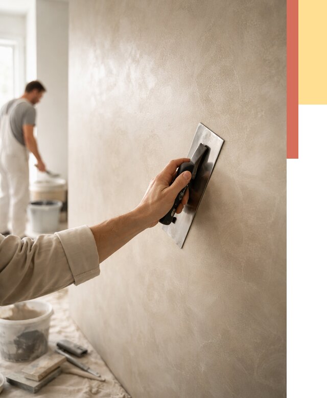 Венецианская штукатурка в Великом Устюге от 3563 руб/м² — нанесение стен под ключ | ОТДЕЛОЧНИК-Влс