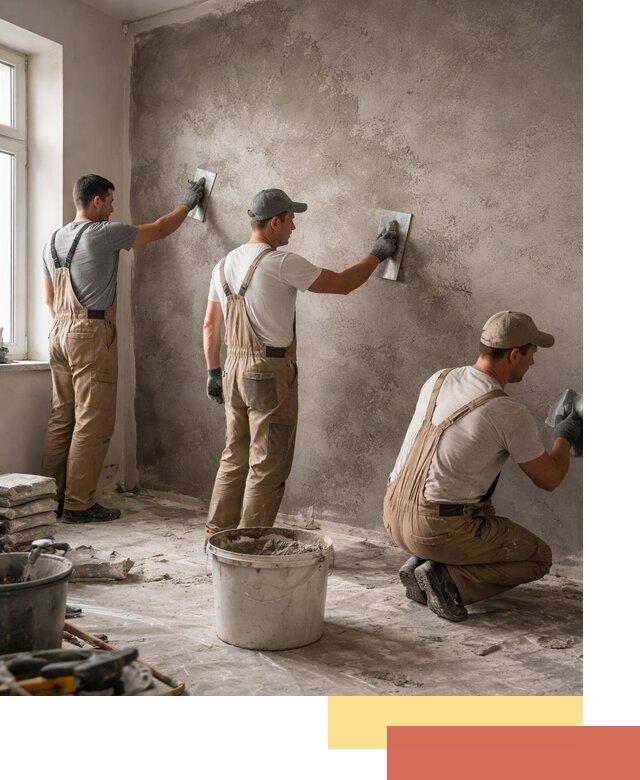 Декоративная штукатурка под бетон в Великом Устюге для стен и потолков