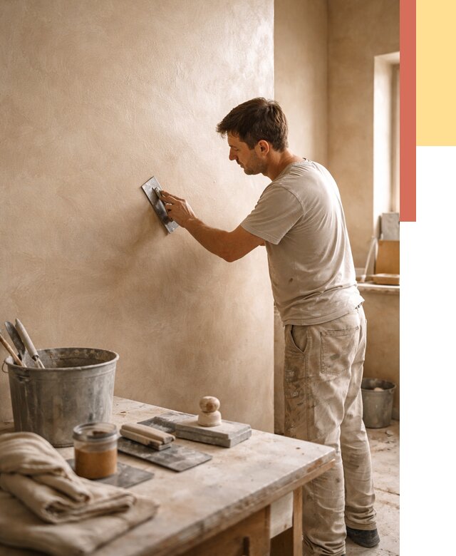 Марокканская штукатурка таделакт в Великом Устюге под ключ от 4275 руб. | ОТДЕЛОЧНИК-Влс