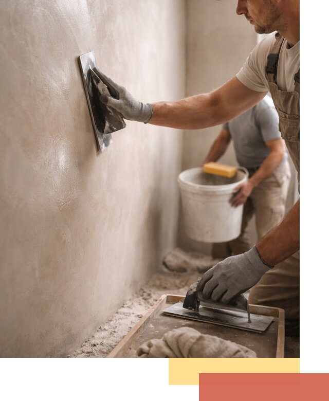 Нанесение марокканской штукатурки таделакт в Великом Устюге