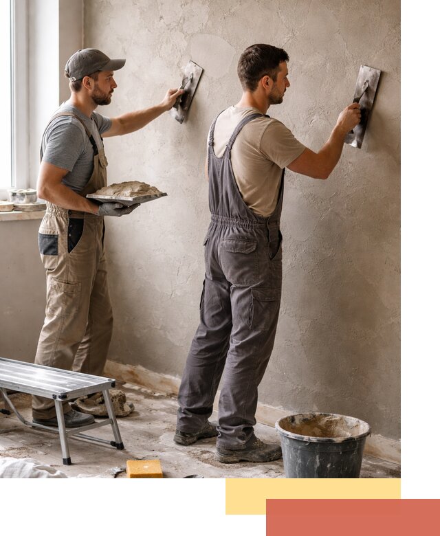 Ремонт декоративной штукатурки и восстановление фактуры в Великом Устюге