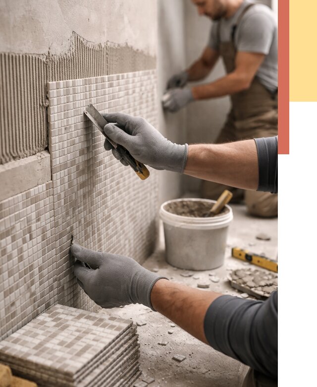 Облицовка стен мозаикой в Великом Устюге от 3257 руб/м2 — укладка мозаики на стены | ОТДЕЛОЧНИК-Влс