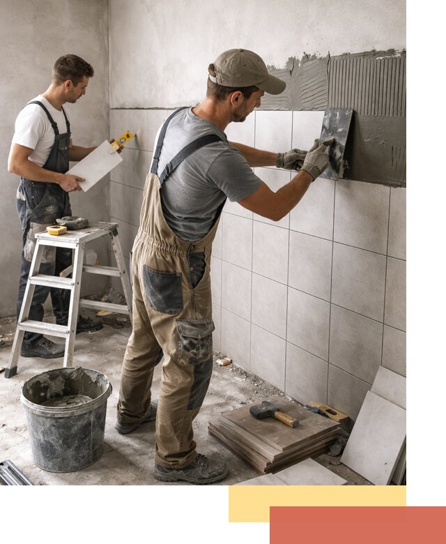 Укладка плитки на стены в Великом Устюге профессионально и надежно