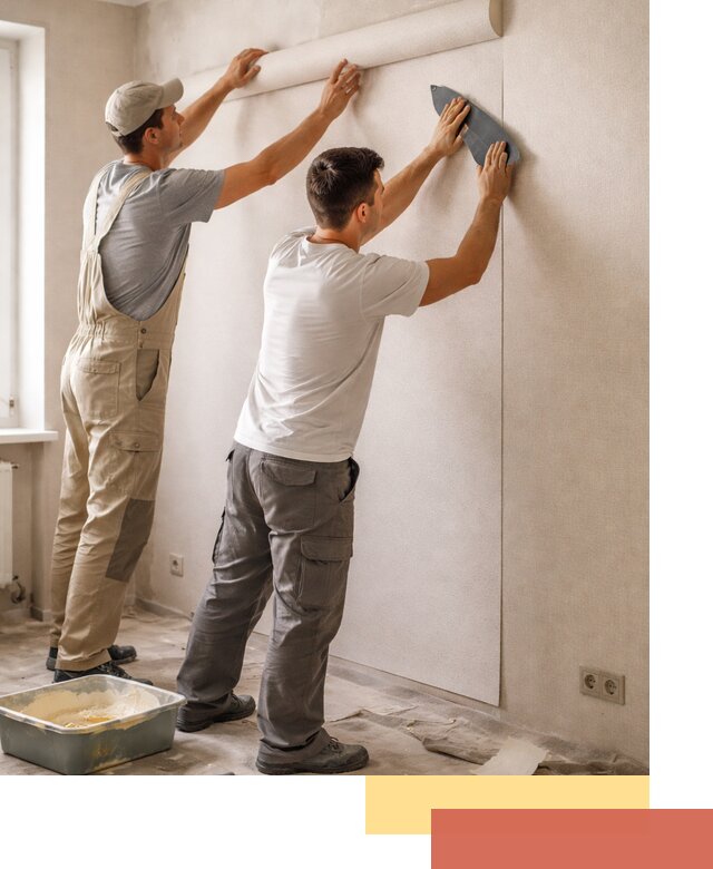 Поклейка виниловых обоев в Великом Устюге профессионально и качественно