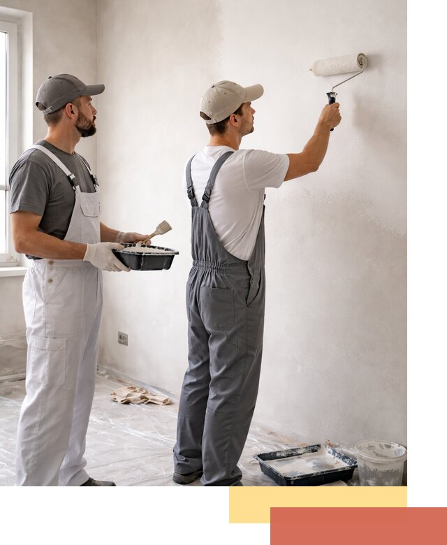 Покраска стен водоэмульсионной краской в Великом Устюге