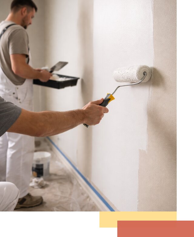 Покраска стен акриловой краской профессионально в Великом Устюге