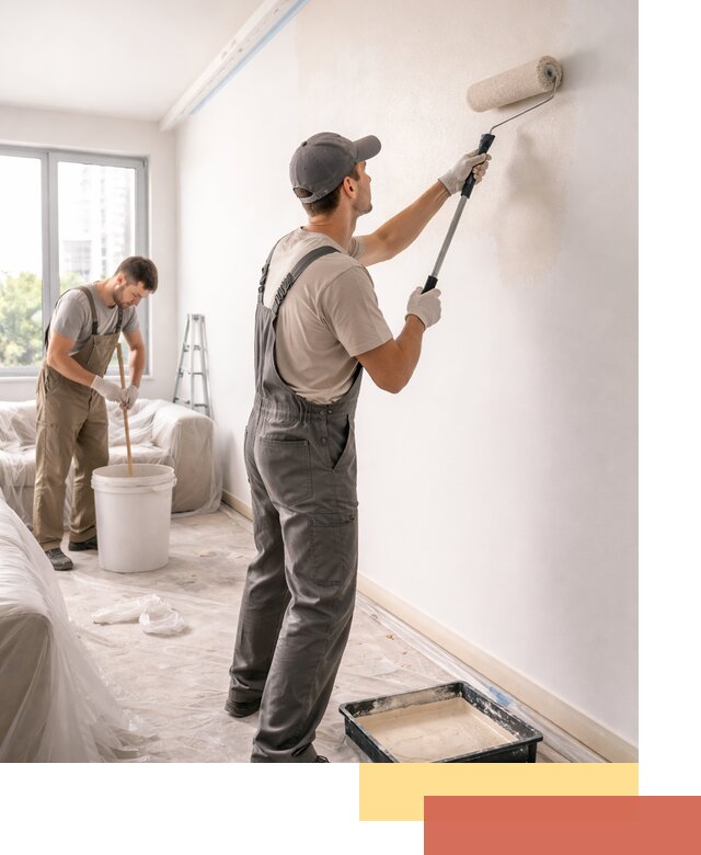 Покраска стен в офисе в Великом Устюге — быстрый и качественный ремонт