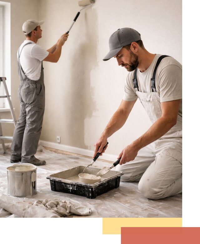 Покраска стен в квартире в Великом Устюге — профессионально и аккуратно