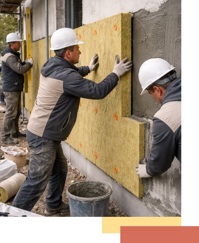 Утепление стен минватой в Великом Устюге — тепло и звукоизоляция