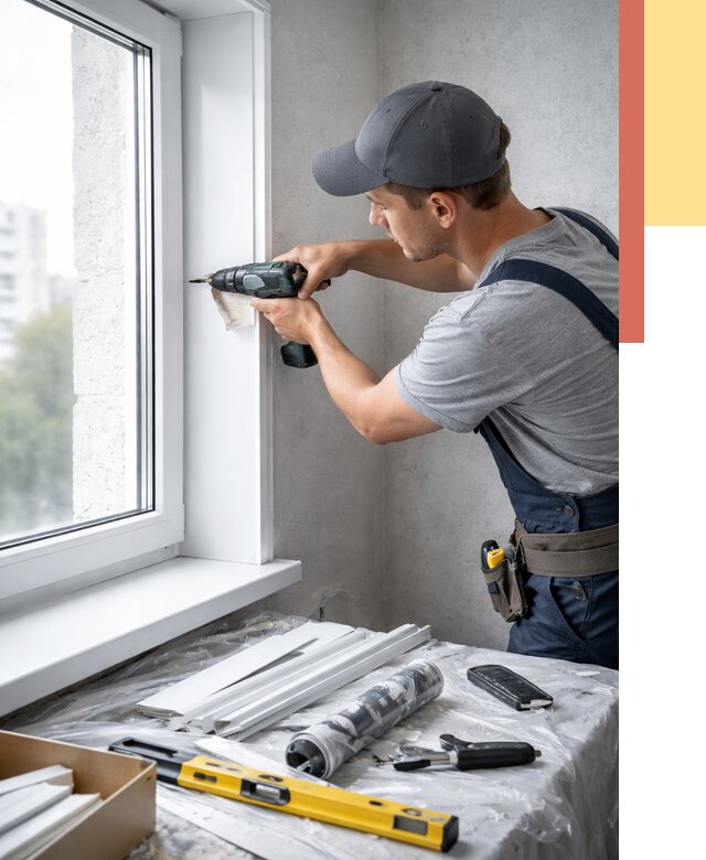 Установка пластиковых откосов в Великом Устюге от 2290 руб. | ОТДЕЛОЧНИК-Влс монтаж, быстро и недорого