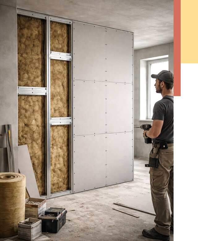 Усиленная перегородка под навеску в Великом Устюге от 13029 руб. — монтаж под ключ | ОТДЕЛОЧНИК-Влс