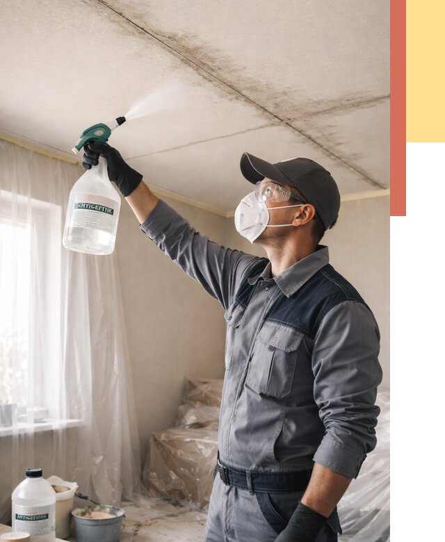 Антисептическая обработка потолка в Великом Устюге от 2545 руб. | ОТДЕЛОЧНИК-Влс