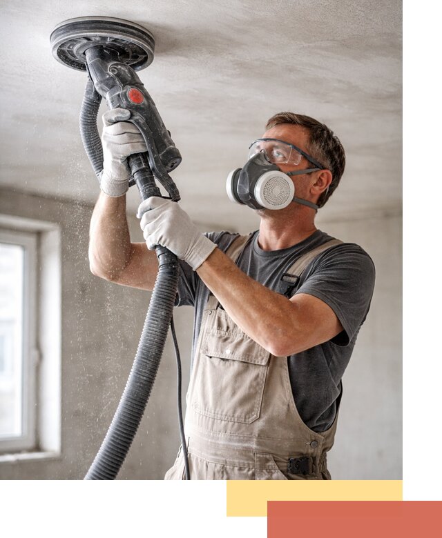 Шлифовка потолка в Великом Устюге — качественная подготовка под отделку