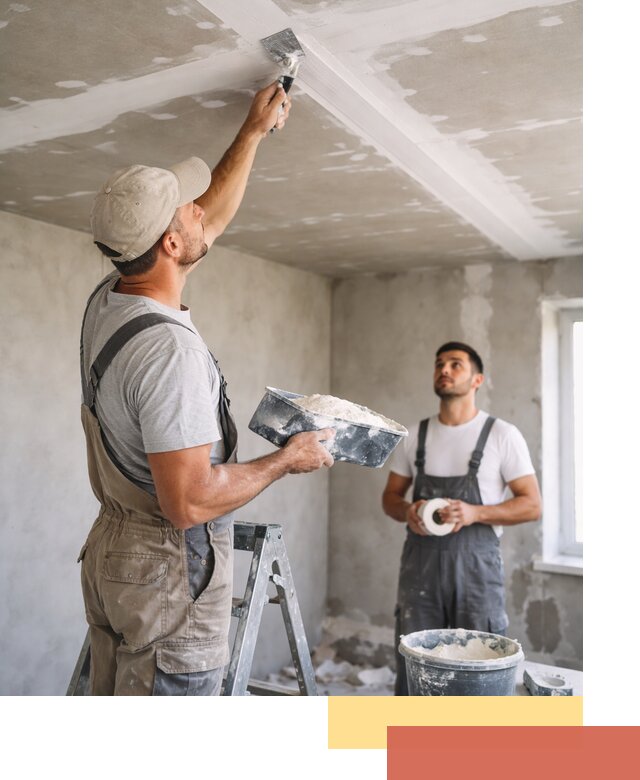 Обработка швов потолка ГКЛ в Великом Устюге: качественная заделка и шпатлевка