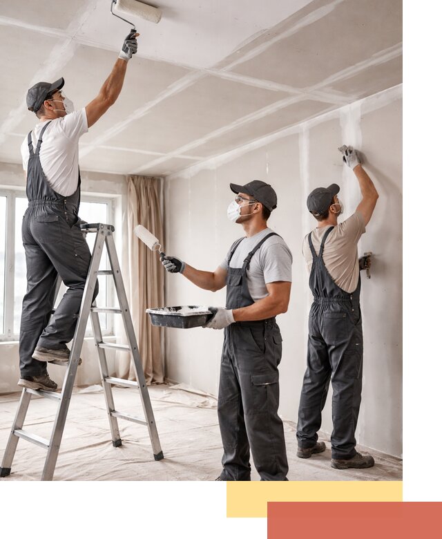 Покраска потолка из гипсокартона в Великом Устюге качественно и недорого