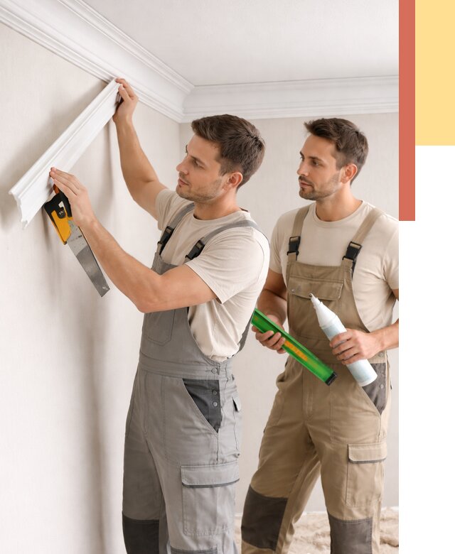 Монтаж потолочного плинтуса в Великом Устюге от 2341 руб. — быстро и недорого | ОТДЕЛОЧНИК-Влс