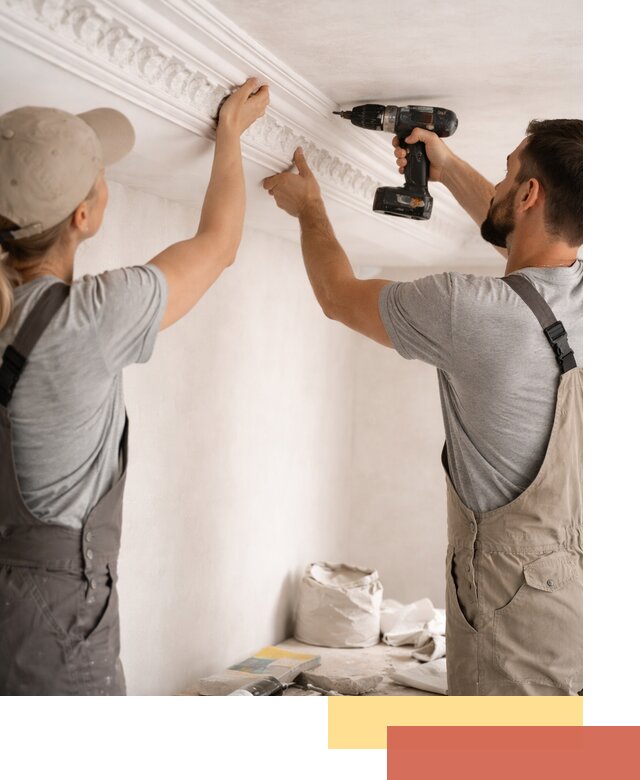 Профессиональный монтаж лепнины на потолок в Великом Устюге