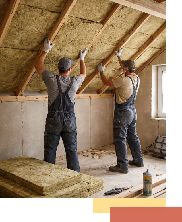 Утепление потолка минеральной ватой в Великом Устюге